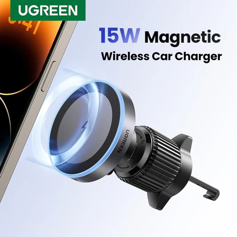 Support de chargeur sans fil magnétique Qi2 pour voiture, 25W