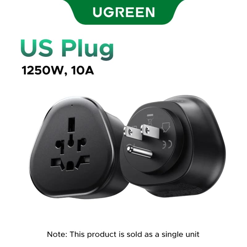 Adaptateur secteur universel de voyage avec prise US