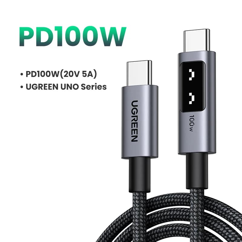Câble USB-C vers USB-C, 100W PD, 0.5-3m