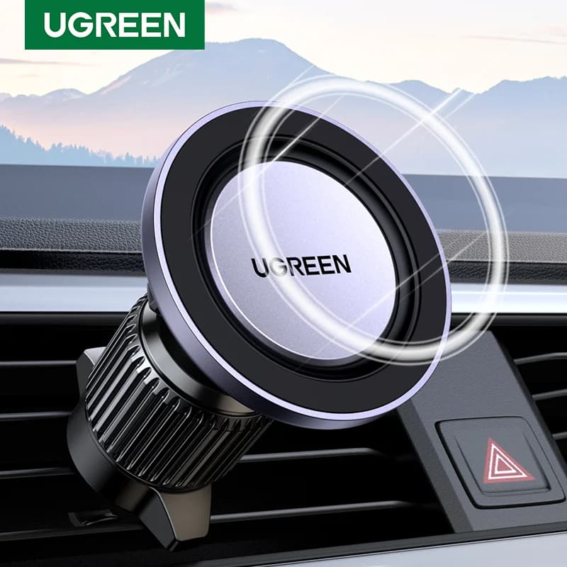 Support Téléphone Voiture à Grille d'Aération avec Aimant pour MagSafe