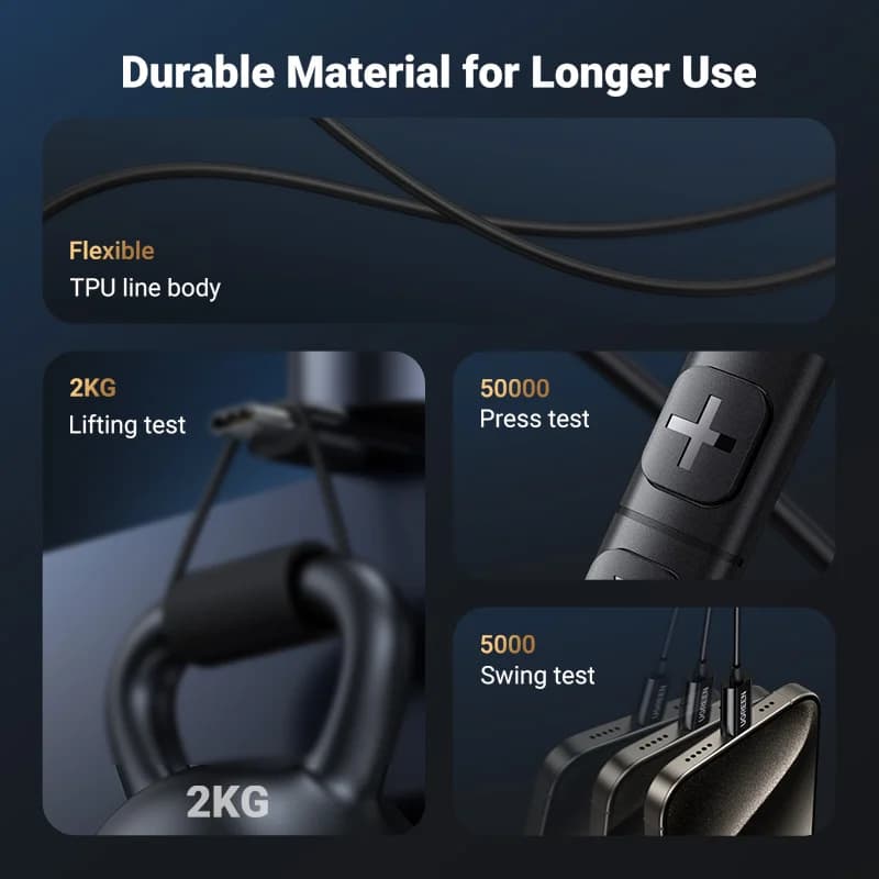 Écouteurs filaires USB-C avec jack 3,5 mm et microphone