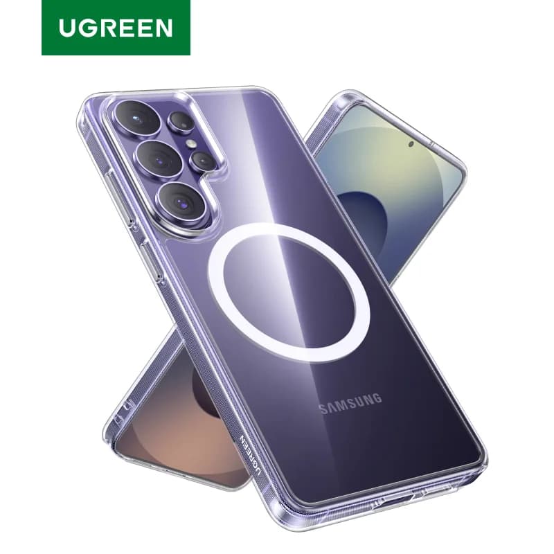 Coque transparente magnétique pour Galaxy S26 Ultra
