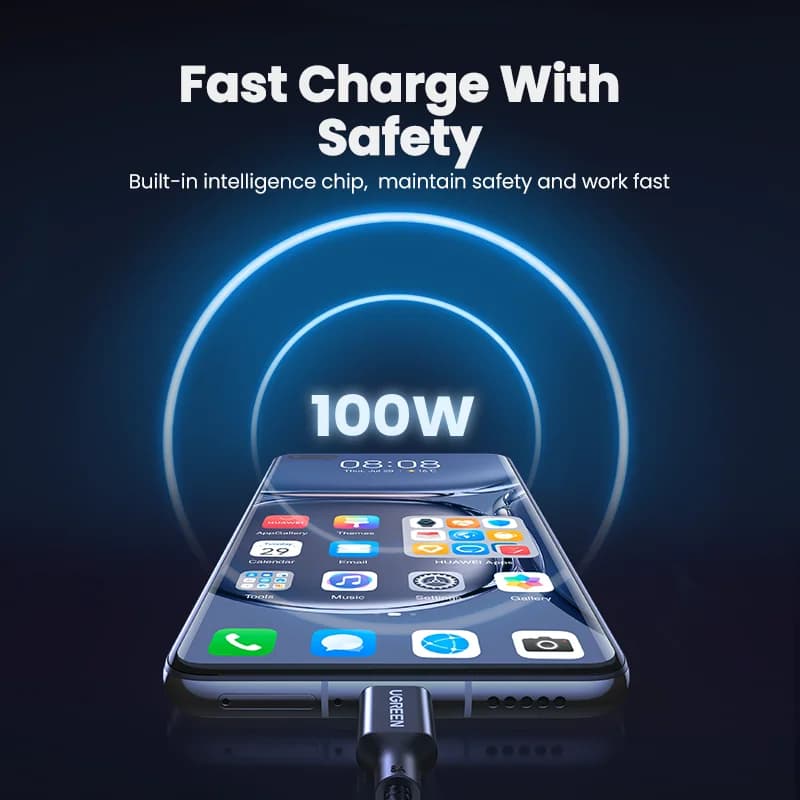 Câble Super Charge USB-A vers USB-C 100W