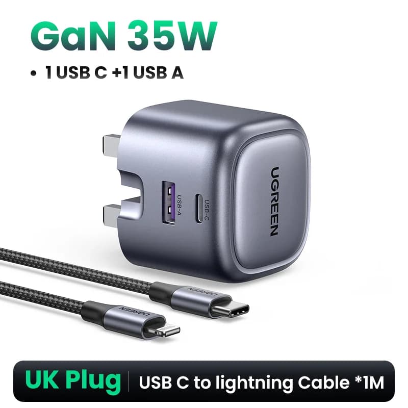Chargeur rapide GaN USB-C PD 35W