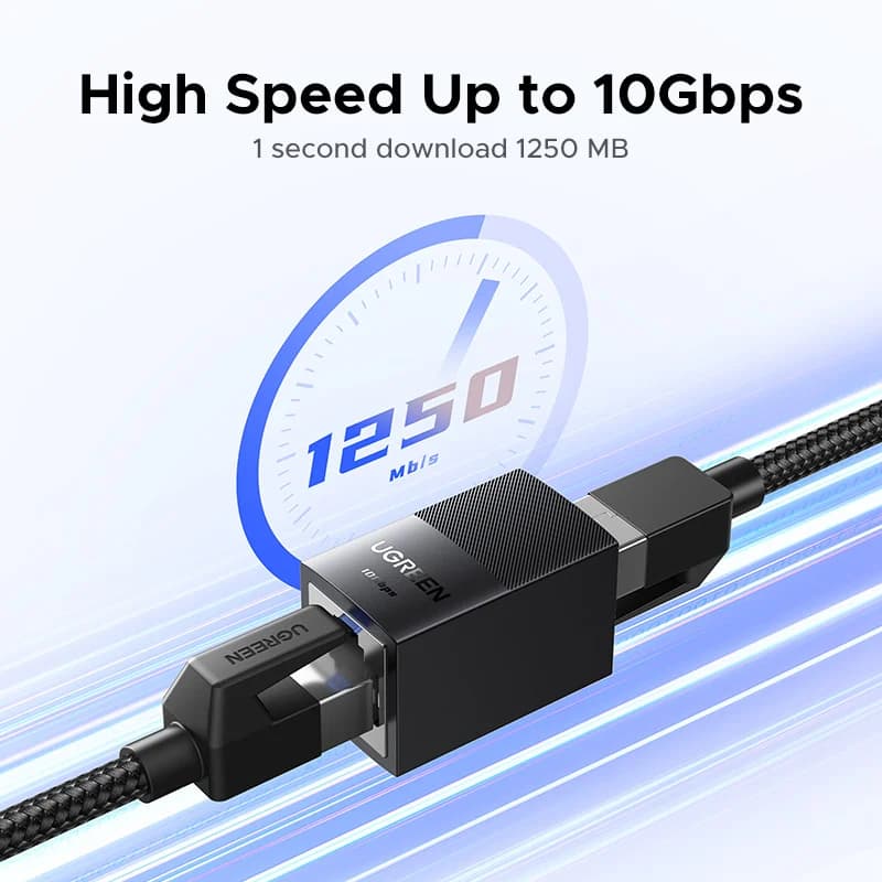 Extenseur réseau Ethernet RJ45, 10Gbps