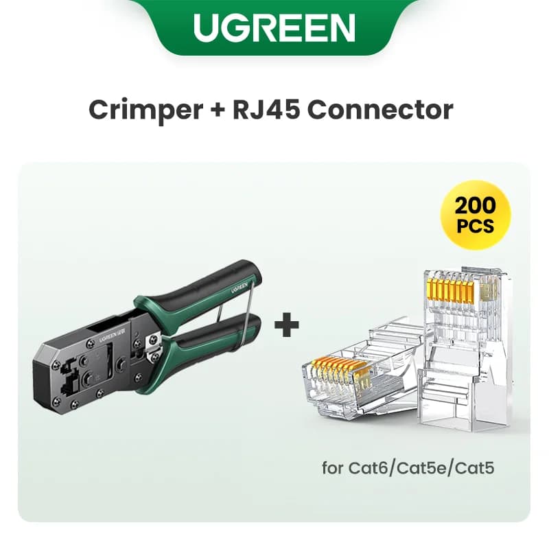 Pince à sertir RJ45 pour câbles Ethernet CAT6/7