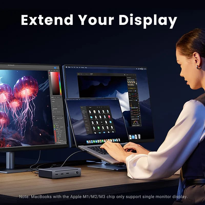 Station d'accueil Thunderbolt 4 8-en-1 avec sortie 8K