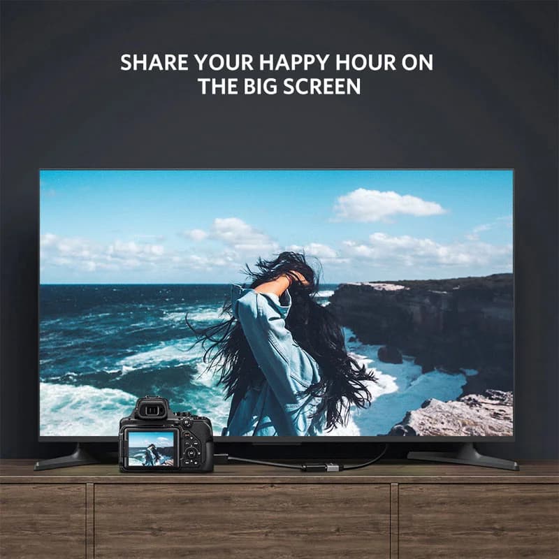 Câble adaptateur Mini HDMI vers HDMI Standard 4K