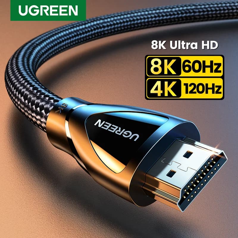 Câble HDMI 2.1, compatible 8K 60Hz et 4K 120Hz