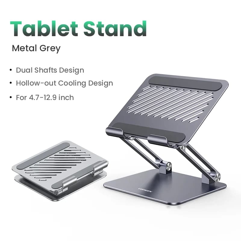 Support pour tablette et téléphone en aluminium