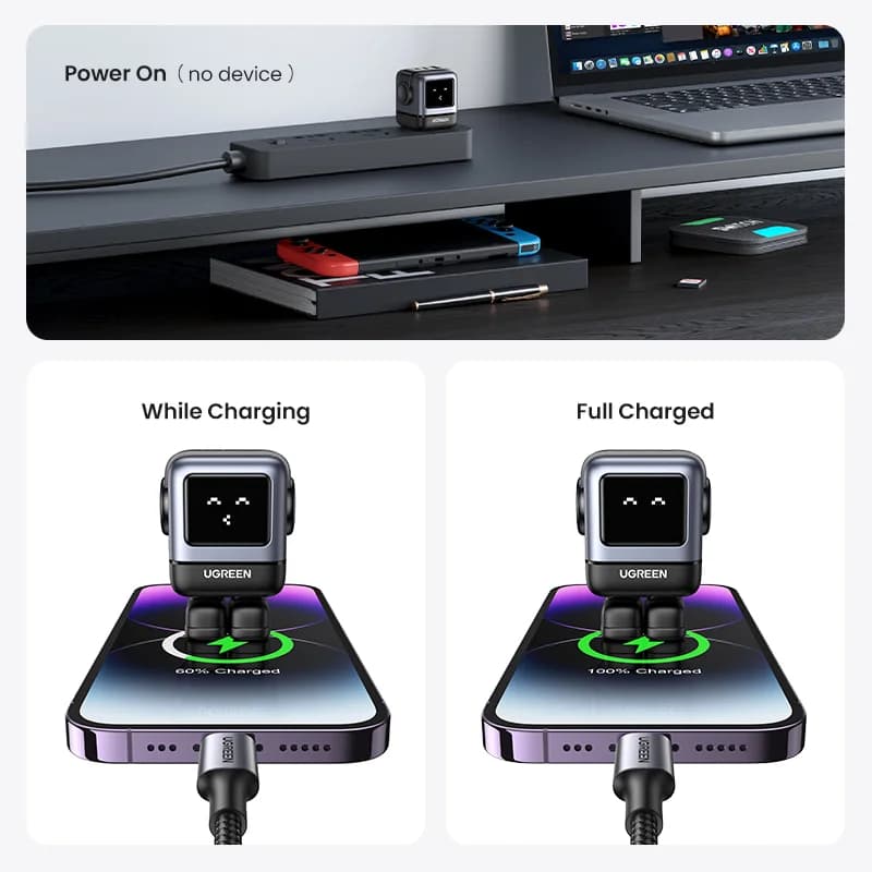 Chargeur mural GaN USB-C 65W, Prise US