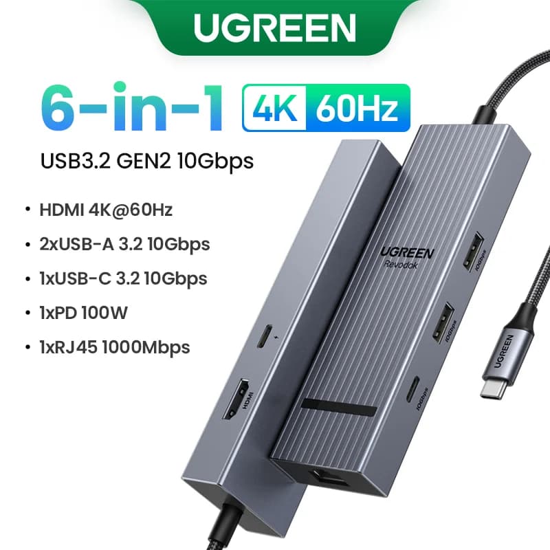 Hub USB-C avec HDMI 4K & PD 100W