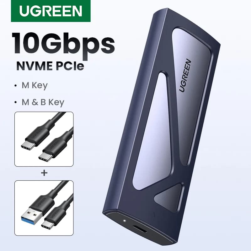 Boîtier SSD M.2 NVMe USB-C 5Gbps