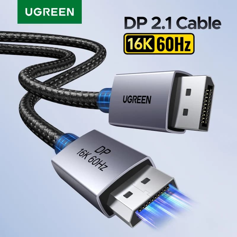 Câble DisplayPort 2.1, prise en charge vidéo 8K 60Hz HDR
