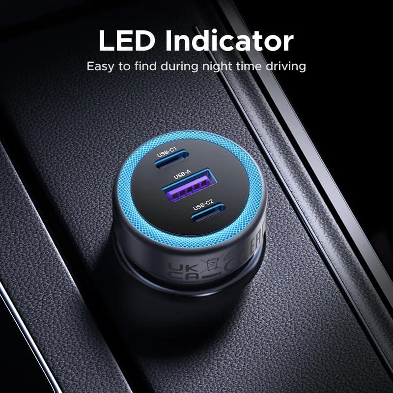 Chargeur voiture USB-C PD 30W
