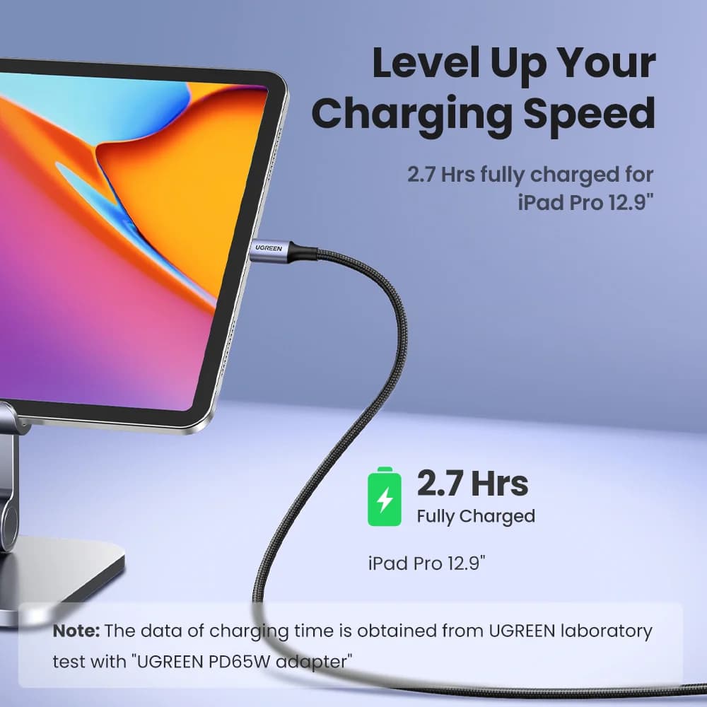 Câble USB-C vers USB-C, 100W PD, 5A