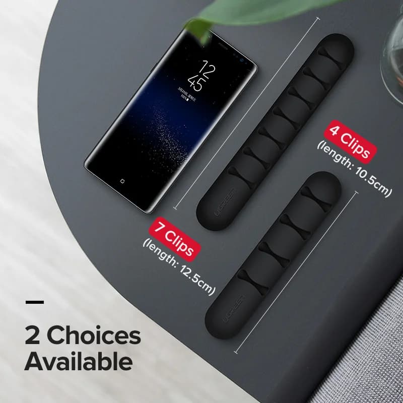 Clips organisateurs de câbles USB en silicone