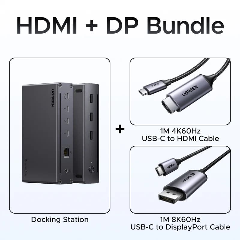 Station d'accueil Thunderbolt 4 8-en-1 avec sortie 8K