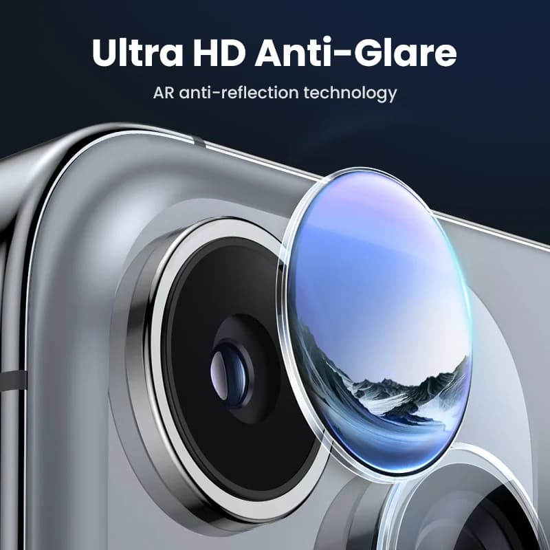 Protecteur d'objectif caméra en verre pour modèles iPhone Pro