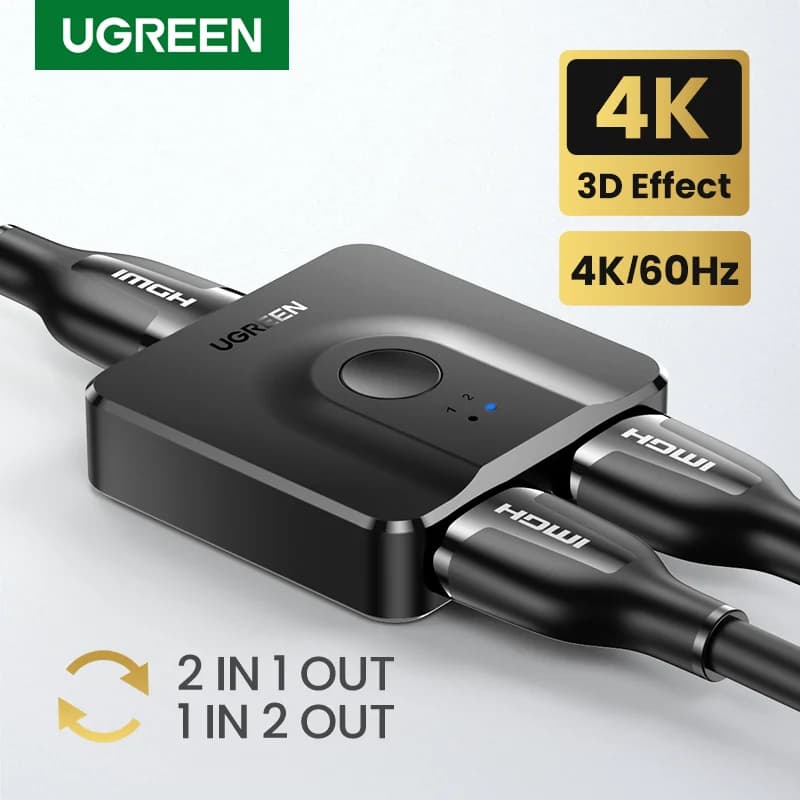 Répartiteur et commutateur HDMI 4K bidirectionnel