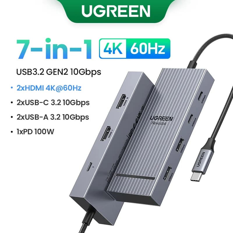 Hub USB-C avec HDMI 4K & PD 100W