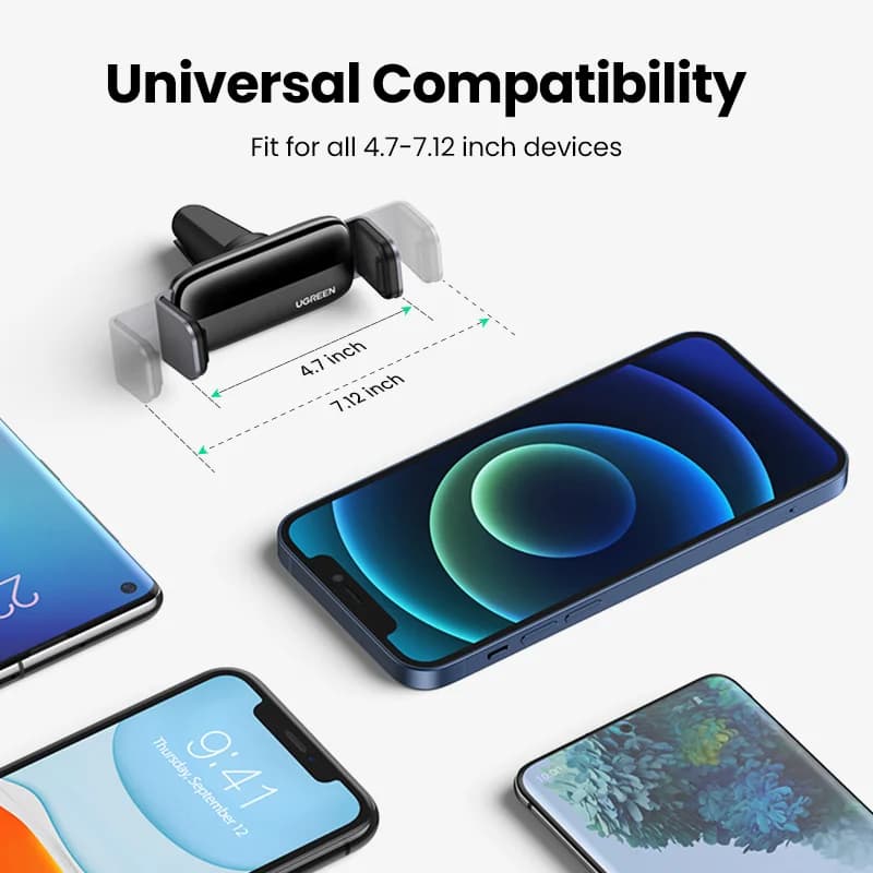 Support téléphone universel pour aération automobile