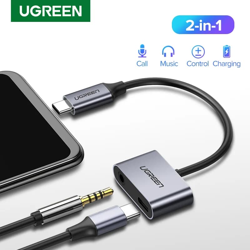 Câble adaptateur audio USB-C vers AUX 3.5mm
